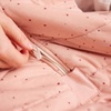 image:imageLove to Dream Long Sleeve Sleep Bag  35 TOG 618M Oatmeal Moon Quilting  UltraWarm Quilted Sleep Bag for Winter  Long Sleeves EasyChange Twin Zipper Below 61 FRose Pebbles