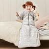 image:imageLove to Dream Sleep Bag  Cotton 25 TOG 618M Gray Daydream  Warm Quilted Sleep Bag for Cool Nights  Sleeveless Design EasyChange Twin Zipper 6168 F