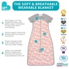 image:imageLove to Dream Sleep Bag  Organic Cotton 10 TOG 1836M White  AllSeason Sleep Bag for Everyday Comfort  Sleeveless Design EasyChange Twin Zipper 6875 F