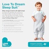 image:imageLove to Dream Sleep Suit  Organic Cotton 10 TOG 1224M White  AllSeason Sleep Suit for Everyday Comfort  Sleeveless Design amp Footies EasyChange Zipper 6875 F