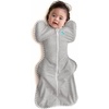 image:imageLove to Dream Swaddle UP Baby Sleep Sack SelfSoothing Swaddles for Newborns Improves Sleep Secure Fit Helps Calm Startle Reflex New Born Essentials for Baby 10 TOG Small 813 lbs Sand DollarGray