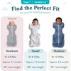 image:imageLove to Dream Swaddle UP Baby Sleep Sack SelfSoothing Swaddles for Newborns Improves Sleep Secure Fit Helps Calm Startle Reflex New Born Essentials for Baby 10 TOG Small 813 lbs Sand DollarOlive