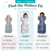 image:imageLove to Dream Swaddle UP Extra Warm 35 TOG Dramatically Better Sleep Allow Baby to Sleep in Their Preferred Arms Up Position for SelfSoothing Snug Fit Calms Startle Reflex White Small 813 lbs