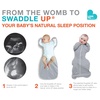 image:imageLove to Dream Swaddle UP Extra Warm 35 TOG Dramatically Better Sleep Allow Baby to Sleep in Their Preferred Arms Up Position for SelfSoothing Snug Fit Calms Startle Reflex White Small 813 lbs