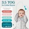 image:imageLove to Dream Swaddle UP Extra Warm 35 TOG Dramatically Better Sleep Allow Baby to Sleep in Their Preferred Arms Up Position for SelfSoothing Snug Fit Calms Startle Reflex White Small 813 lbs