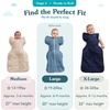 image:imageLove to Dream Swaddle UP Transition Bag Warm 25 TOG Gently Help Baby Safely Transition from Being Swaddled to Arms FreeRose Pebbles