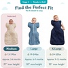 image:imageLove to Dream Swaddle UP Transition Bag Warm 25 TOG Gently Help Baby Safely Transition from Being Swaddled to Arms FreeWhite Rainbow Dream