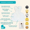 image:imageLove to Dream Swaddle Up Hip Harness  10 TOG 1319 lbs Dreamer  Wider Fit Worn Over Hip BraceHarness Arms Up Swaddle Calms Startle Reflex Newborn Essentials 6875FWhite