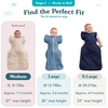 image:imageLove to Dream Swaddle Up Transition Bag  10 TOG 1319 lbs Vacation Days  Sleep Sack with Patented ZipOff Wings for ArmsFree Transition  Snug Fit amp Easy Diaper Changes  Moderate Temps 6875 FChicken Run