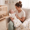 image:imageLove to Dream Swaddle Up Transition Bag  10 TOG 1319 lbs Vacation Days  Sleep Sack with Patented ZipOff Wings for ArmsFree Transition  Snug Fit amp Easy Diaper Changes  Moderate Temps 6875 FSpace Dinos