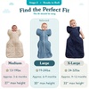 image:imageLove to Dream Swaddle Up Transition Bag  10 TOG 1924 lbs Chicken Run  Sleep Sack with Patented ZipOff Wings for ArmsFree Transition  Snug Fit amp Easy Diaper Changes  Moderate Temps 6875 FCelestial Dot Mint