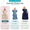 image:imageLove to Dream Swaddle Up Transition Bag  10 TOG 1924 lbs Chicken Run  Sleep Sack with Patented ZipOff Wings for ArmsFree Transition  Snug Fit amp Easy Diaper Changes  Moderate Temps 6875 FGray