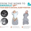 image:imageLove to Dream Swaddle Up Viscose from Bamboo Arms Up Position Soft and Sustainable Bamboo Fabric Versatile Wearable Blanket10 TOG 2024C Ideal for Moderate TempsNewborn 585 lbs Boats MistCream