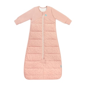 image:imageLove to Dream Long Sleeve Sleep Bag  35 TOG 618M Oatmeal Moon Quilting  UltraWarm Quilted Sleep Bag for Winter  Long Sleeves EasyChange Twin Zipper Below 61 FRose Pebbles
