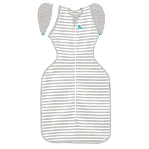 image:imageLove to Dream Swaddle UP 5050 Transition Bag Gray Large 1924 lbs Patented ZipOff Wings Gently Help Baby Safely Transition from Being swaddled to arms Free Before Rolling Over