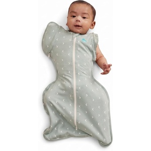 image:imageLove to Dream Swaddle Up Transition Bag  10 TOG 1319lbs Powder Blue  Sleep Sack with Patented ZipOff Wings for ArmsFree Transition  Snug Fit amp Easy Diaper Changes  Moderate Temps 6875 F