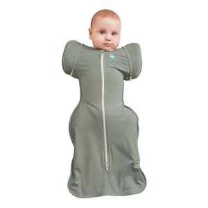image:imageLove to Dream Swaddle Up Transition Bag  10 TOG 1924 lbs Deep Olive  Sleep Sack with Patented ZipOff Wings for ArmsFree Transition  Snug Fit amp Easy Diaper Changes  Moderate Temps 6875 F