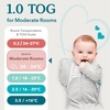 image:imageLove to Dream Swaddle Up Baby Sleep Sack  10 TOG 813 lbs Stripe DenimCherries Blush