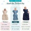 image:imageLove to Dream Swaddle Up Transition Bag  25 TOG 1319 lbs Rose PebblesOatmeal Bees