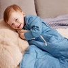 image:imageLove to Dream Long Sleeve Sleep Bag  25 TOG 618M Storm Blue Pebbles