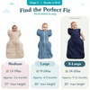 image:imageLove to Dream Swaddle UP Transition Bag Warm 25 TOG Dreamer Olive Extra Large 2432 lbs Patented ZipOff Wings Gently Help Baby Safely Transition from Being Swaddled to Arms Free Before Rolling