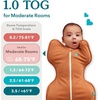image:imageLove to Dream Swaddle Up Viscose from Bamboo Arms Up Position Soft and Sustainable Bamboo Fabric Versatile Wearable Blanket 10 TOG 2024C Ideal for Moderate Temps Small 813lbs Deep OliveRainbow Dream
