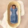 image:imageLove to Dream Swaddle Up Bamboo Baby Sleep Sack  10 TOG 585lbs BlueDenim