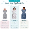 image:imageLove to Dream Swaddle Up 2in1 Organic Cotton  10 TOG 1924 lbs CreamBig Sky Charcoal