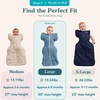 image:imageLove to Dream Swaddle Up 2in1 Organic Cotton  10 TOG 1924 lbs CreamOatmeal