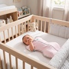 image:imageLove to Dream Swaddle Up 2in1 Organic Cotton  10 TOG 1924 lbs CreamStripes Pink